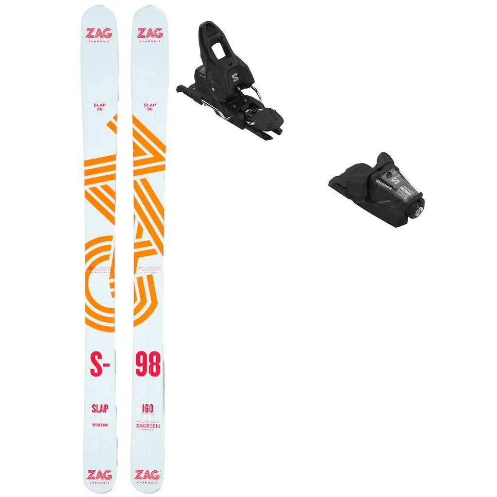 ZAG Slap 98 Femme + Fix SALOMON Stage 10 Gw /noir