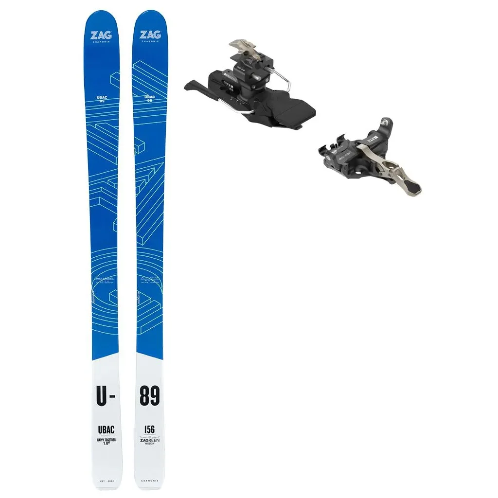 ZAG UBAC 89 lady + Fix ATK Crest 10 /Freins 97 mm /dark bronze