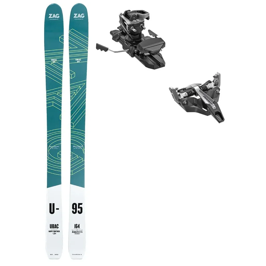 ZAG UBAC 95 lady + Fix DYNAFIT Seven Summits+ freins 98 /black silver