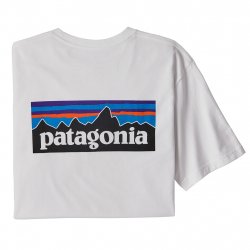 Acheter PATAGONIA P6 Logo Responsabili-Tee /blanc