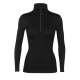 ICEBREAKER Merino 260 Tech Ls Half Zip W /noir