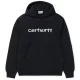 CARHARTT-WIP Hooded Carhartt Sweat /noir blanc