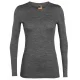 ICEBREAKER Merino 200 Oasis Ls Crewe W /gristone chiné
