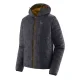 PATAGONIA Micro Puff Hoody /smolder bleu w raptor marron