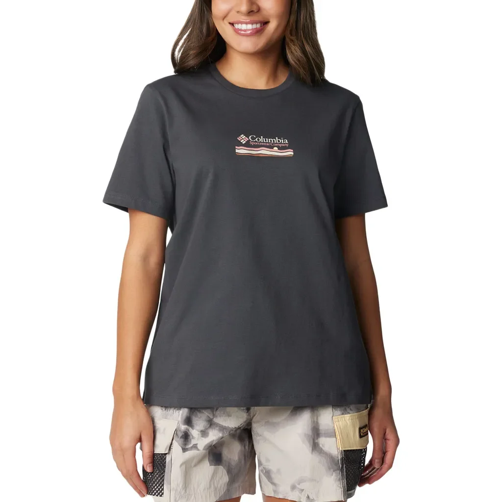 COLUMBIA Boundless Beauty Ss Tee W /shark heritage