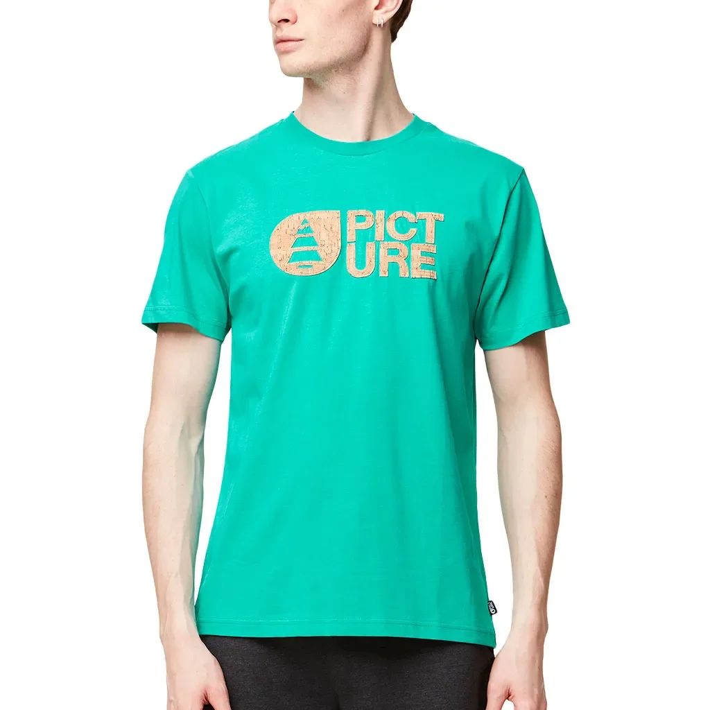 PICTURE ORGANIC Basement Cork Tee /spectra green