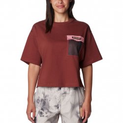 Acheter COLUMBIA Painted Peak Knit Ss Cropped Top W /spice rose agave
