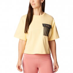 Acheter COLUMBIA Painted Peak Knit Ss Cropped Top W /sunkissed shark