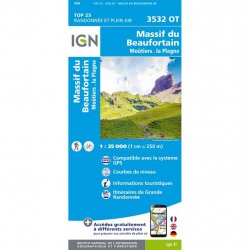 Acheter IGN Top 25 Massif du Beaufortain /3532ot