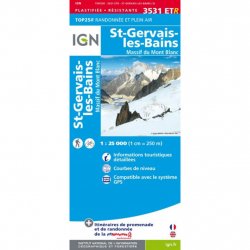 Acheter IGN Top 25 Saint-Gervais Les Bains Résistante /3531et