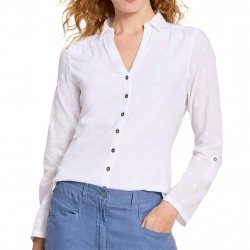 Acheter WHITE STUFF Annie Mix Jersey Shirt /pale ivory