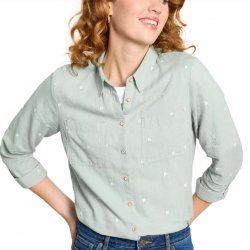 Acheter WHITE STUFF Sophie Organic Cotton Shirt /mid vert