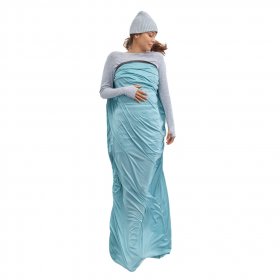 SEA TO SUMMIT Drap de sac Comfort Blend Sleeping Bag Liner Rectangular /bleu