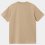 CARHARTT WIP S/s chase t-Chemise /sable or