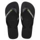 HAVAIANAS Brasil Logo /noir noir