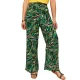 LPB LES PETITES BOMBES Pantalon Dalida /print vert windy
