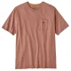 PATAGONIA Boardshort Logo Pocket Responsabili-Tee /sienna clay