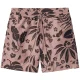 CARHARTT WIP Slater Swim Trunks /woodblock motif glassy rose