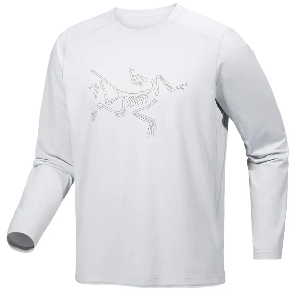 ARC'TERYX Cormac Logo Ls /solitude heather void