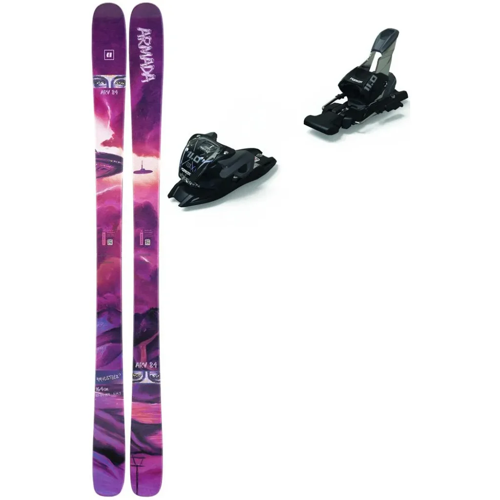 ARMADA Arv 84 /madsteez + Fix MARKER 11.0 TP /noir anthracite