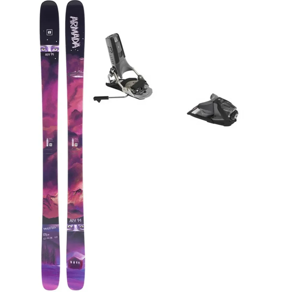 ARMADA Arv 94 /madsteez + Fix LOOK Pivot 2.0 13 Gw Freins 95 /noir metal