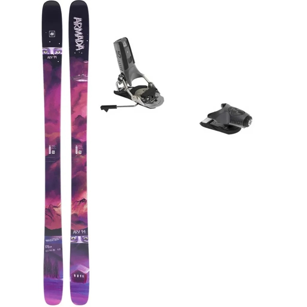 ARMADA Arv 94 /madsteez + Fix LOOK Pivot 2.0 15 Gw Freins 95 /noir metal