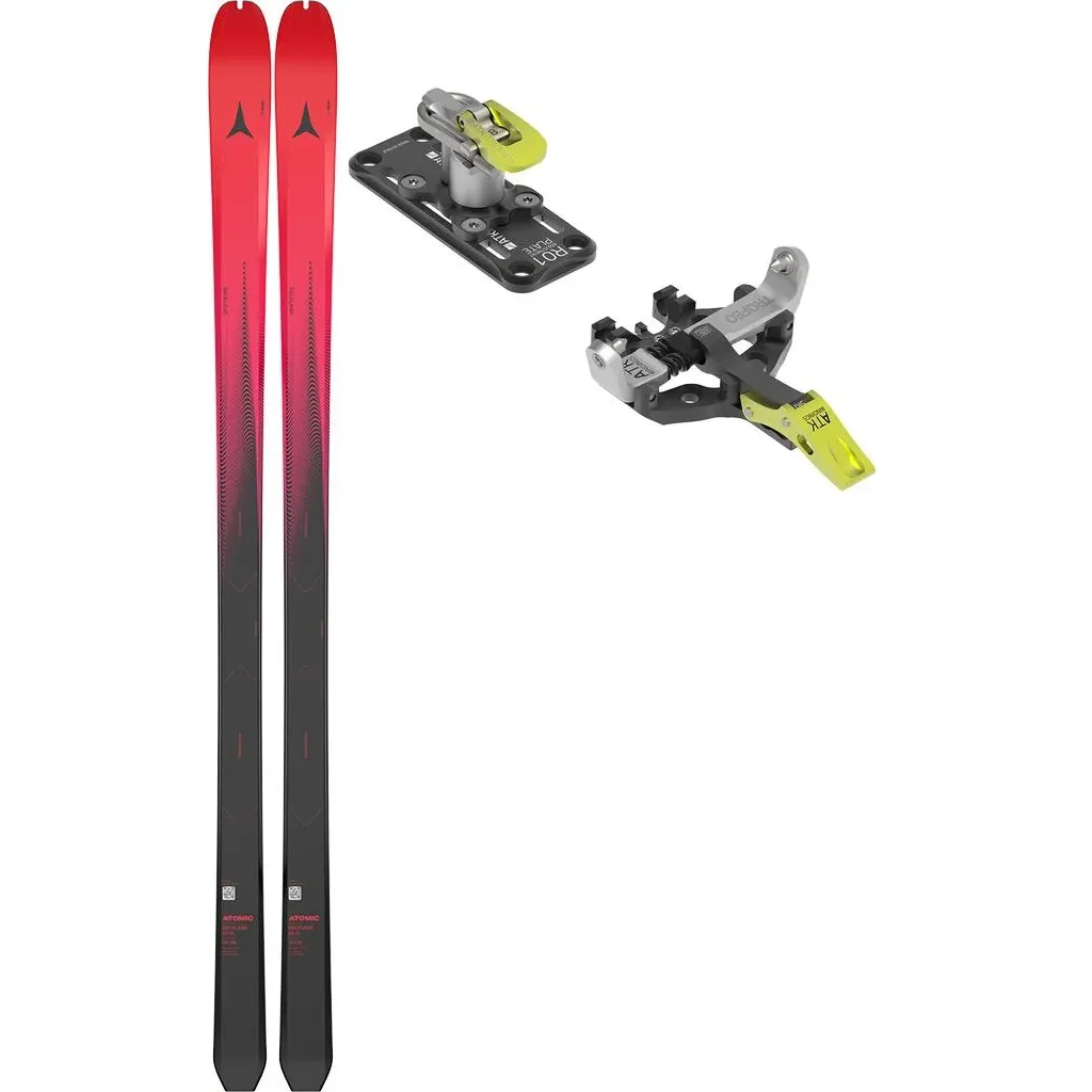 ATOMIC Backland 65 Ul /red tension black + Fix ATK Trofeo 10 Plus