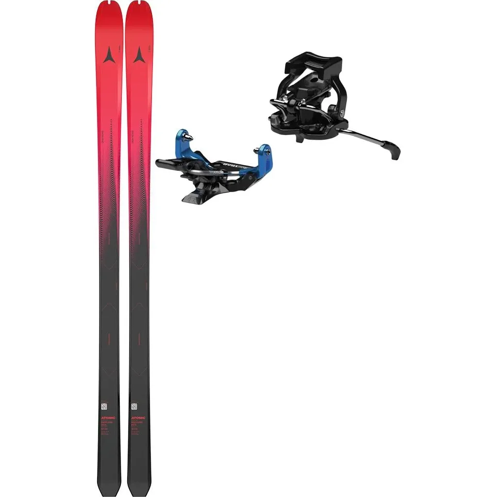 ATOMIC Backland 65 Ul /red tension black + Fix TRAB Fixation Titan Gara + Stopper