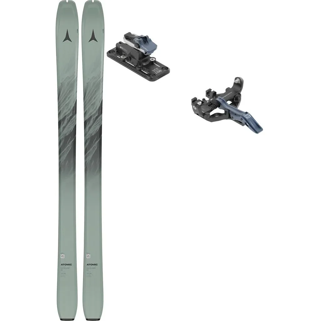 ATOMIC Backland 88 /sage black + Fix ATK Kuluar 12 Superlight /dark blue