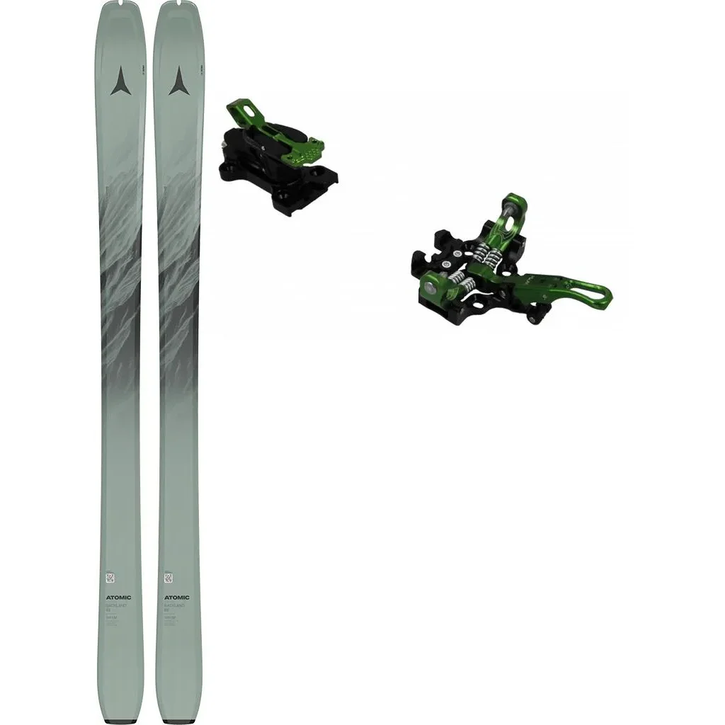 ATOMIC Backland 88 /sage black + Fix PLUM Serak 8 /vert