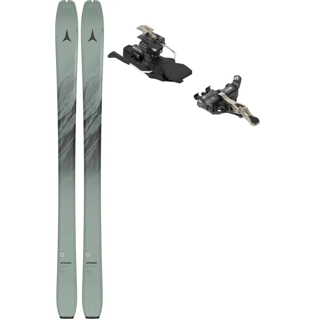 ATOMIC Backland 88 /sage noir + Fix ATK Crest 10 /freins 97 mm /foncé bronze
