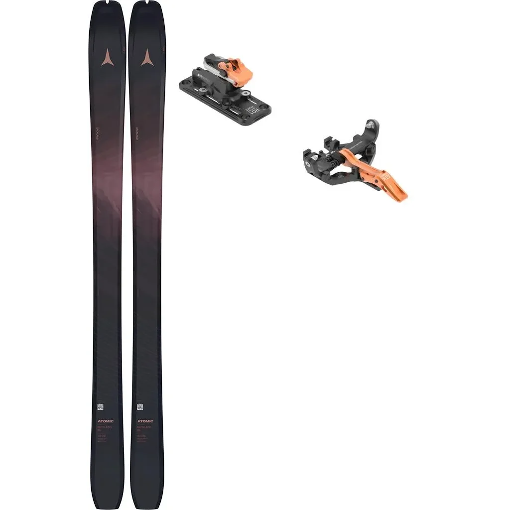 ATOMIC Backland 88 W /black + Fix ATK Kuluar 10 Superlight /orange