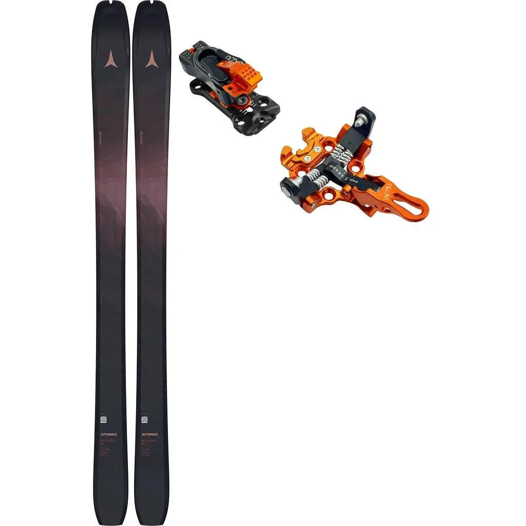 ATOMIC Backland 88 W /black + Fix PLUM Oazo 8 /orange