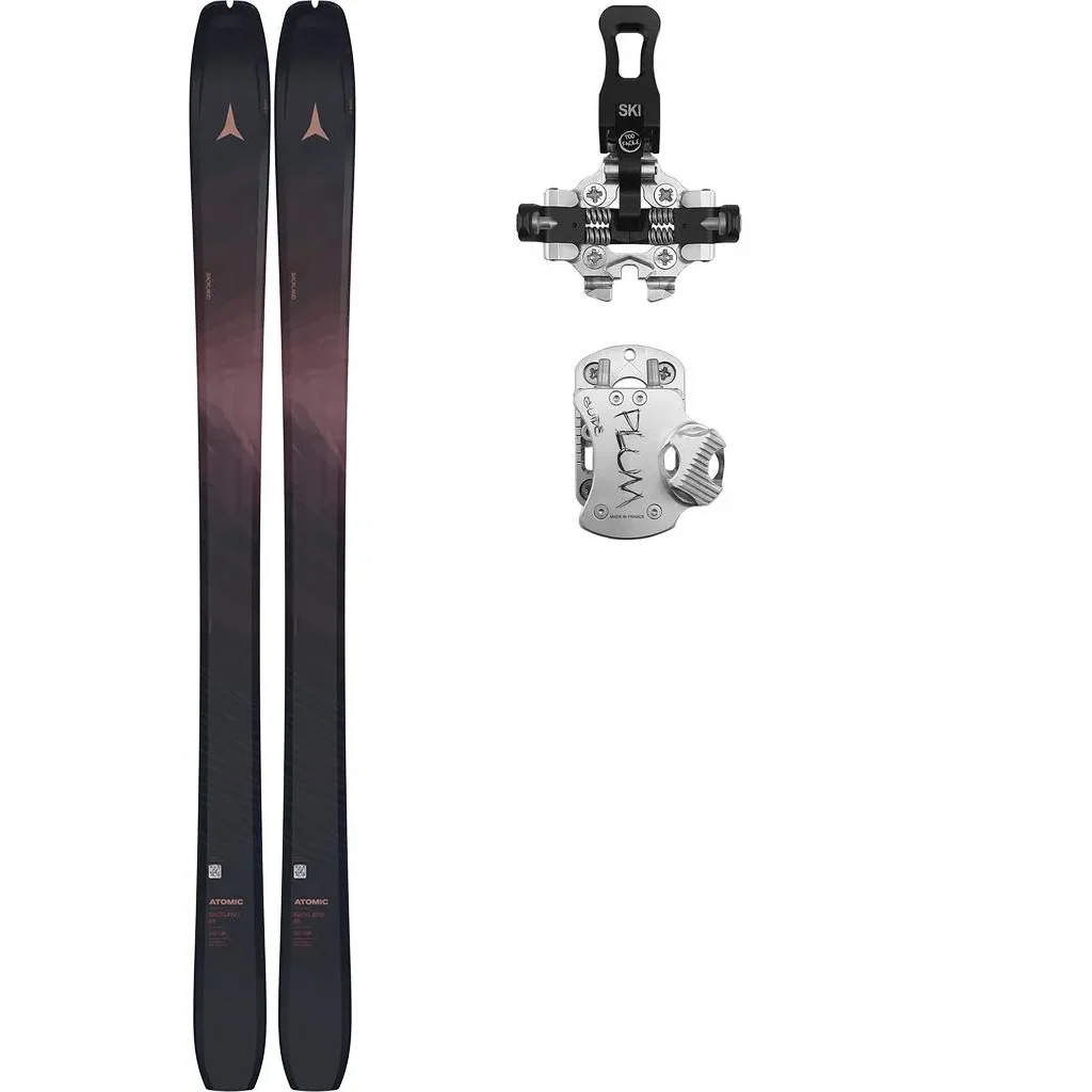 ATOMIC Backland 88 W /noir + Fix PLUM Guide 12 /gris
