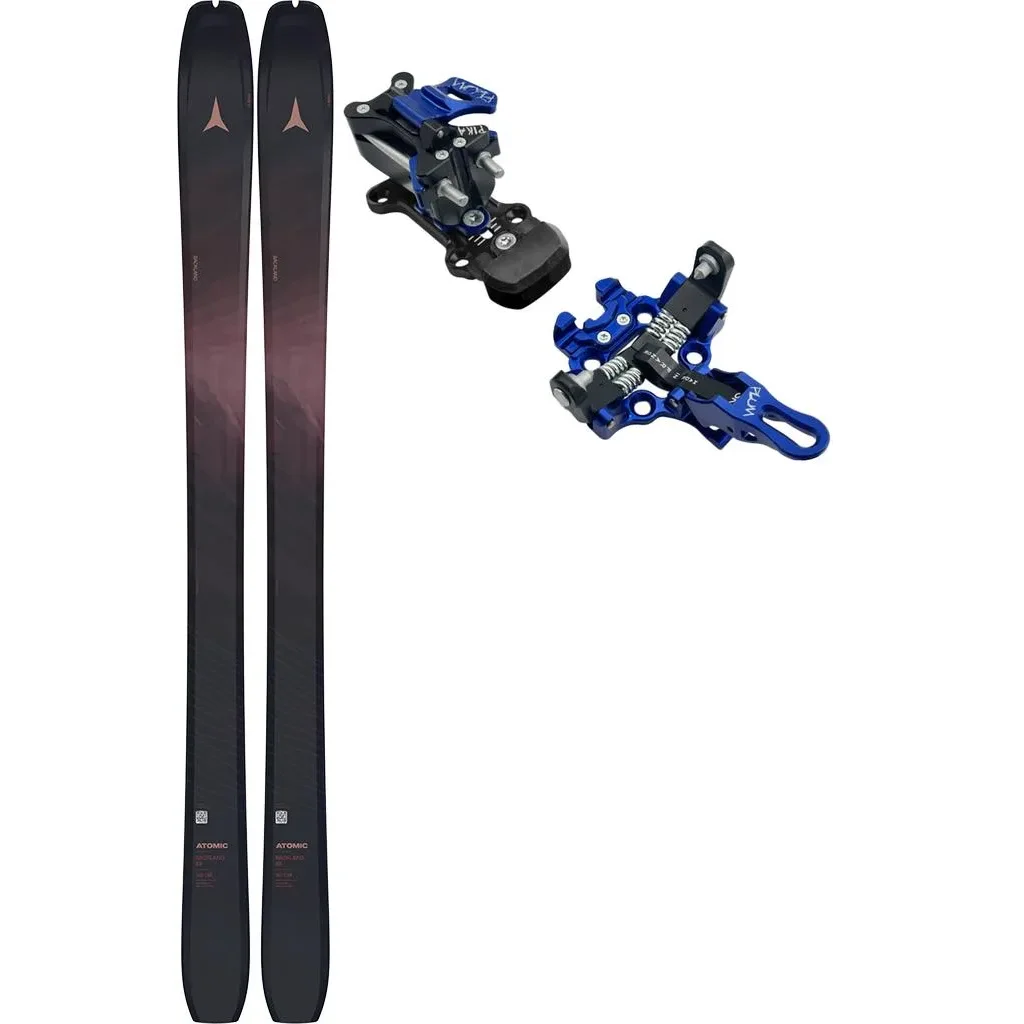 ATOMIC Backland 88 W /noir + Fix PLUM Pika /bleu