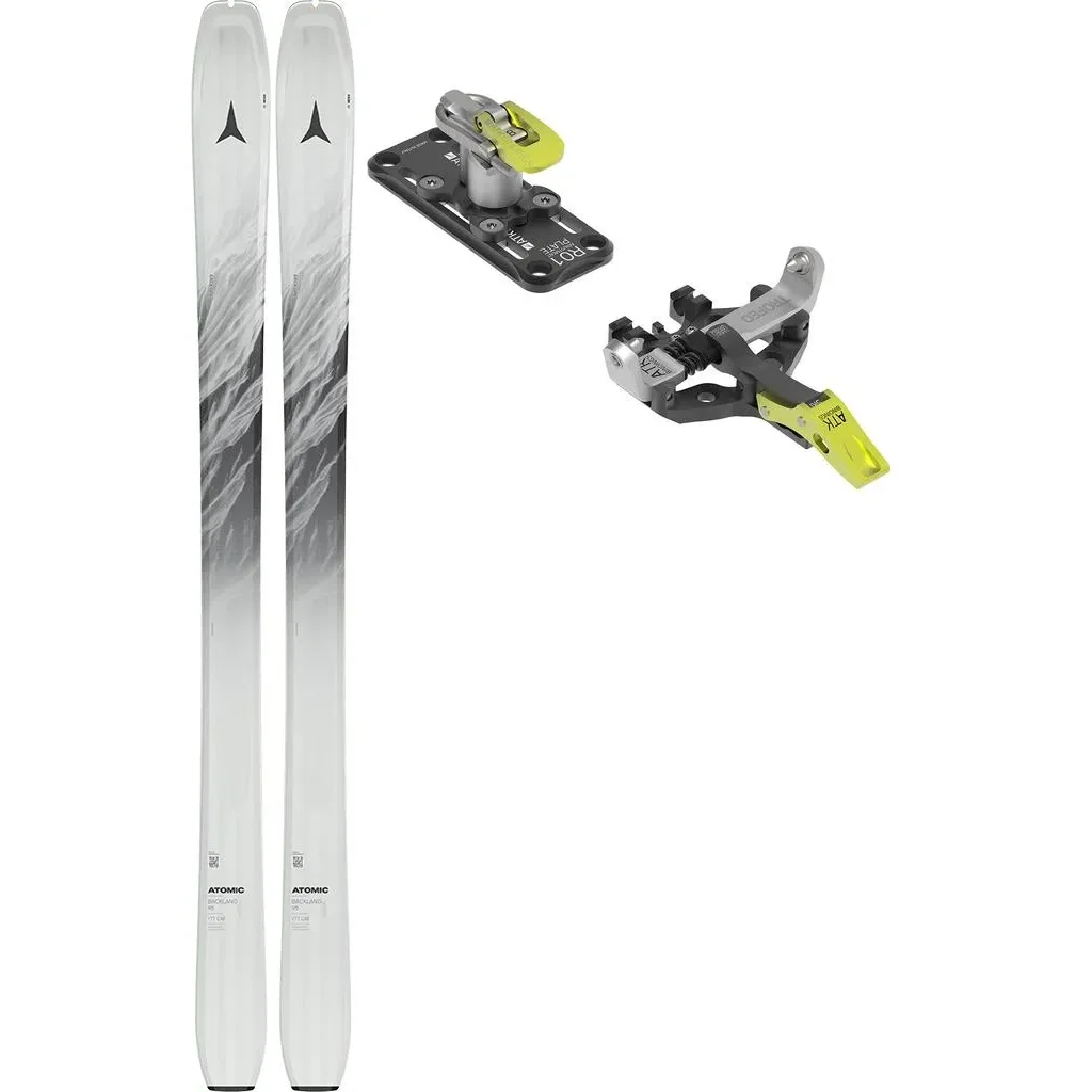 ATOMIC Backland 95 /whiteout black + Fix ATK Trofeo 8 Plus