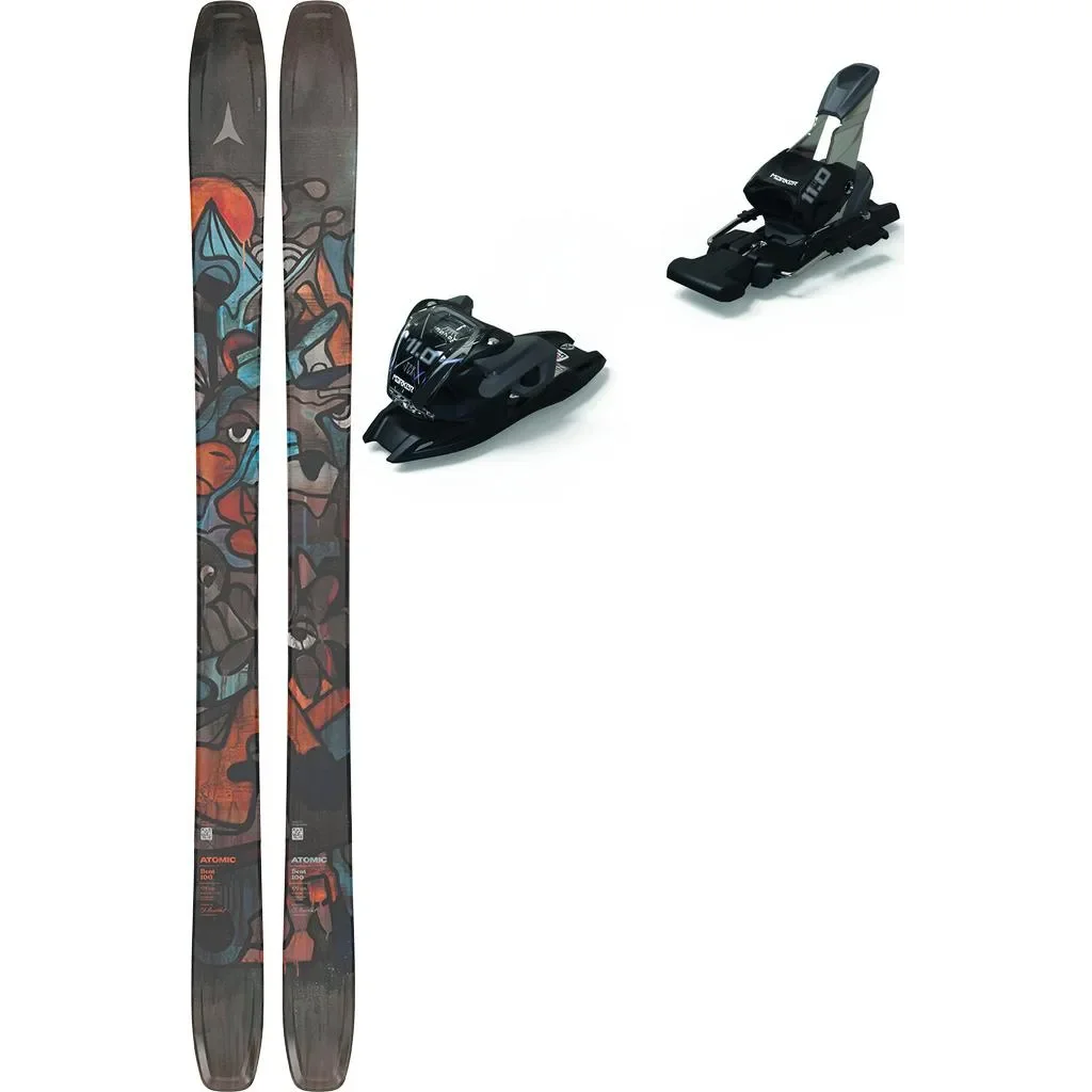 ATOMIC Bent 100 /multicolor + Fix MARKER 11.0 TP /black anthracite