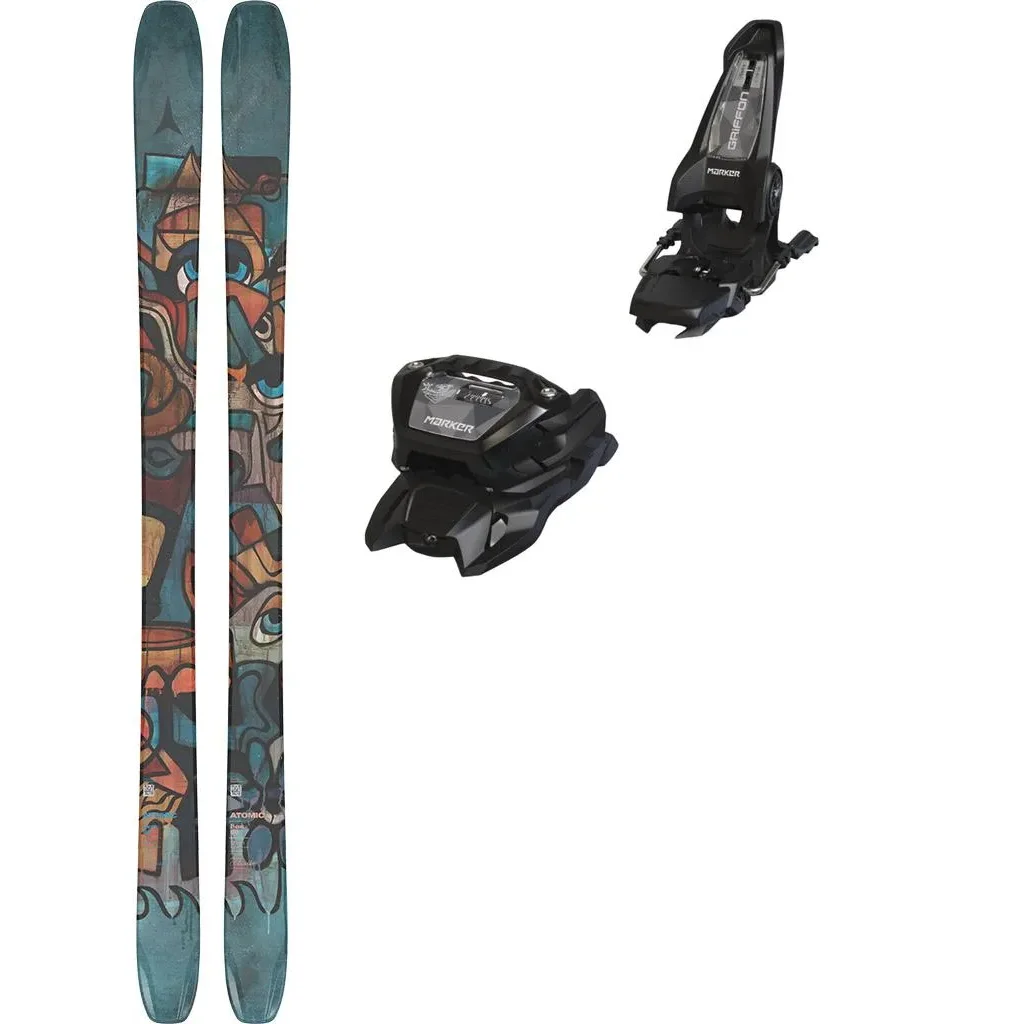 ATOMIC Bent 90 /multicolor 26 + Fix MARKER Griffon 13 MN /black