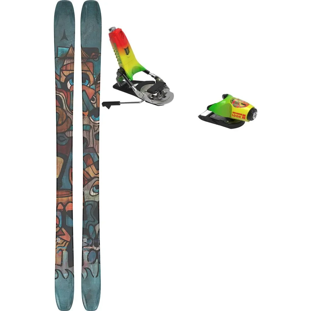 ATOMIC Bent 90 /multicolor + Fix LOOK Pivot 18 Gw Freins 95 /Forza 3