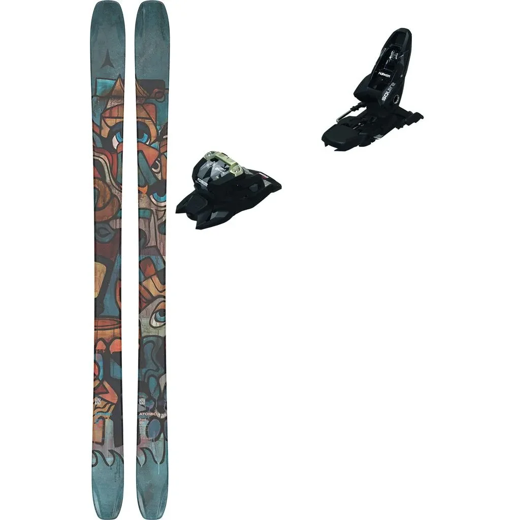ATOMIC Bent 90 /multicolor + Fix MARKER Squire 11 /black