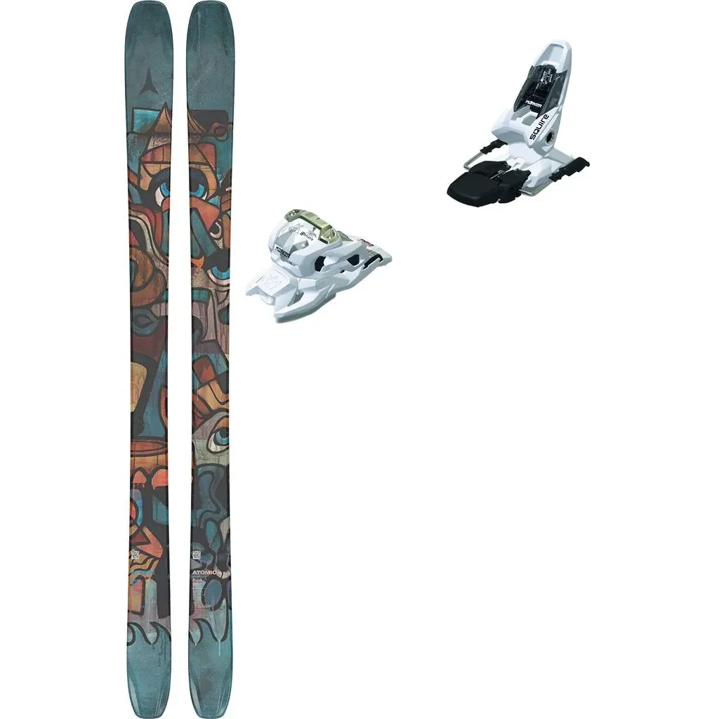 ATOMIC Bent 90 /multicolor + Fix MARKER Squire 11 /white