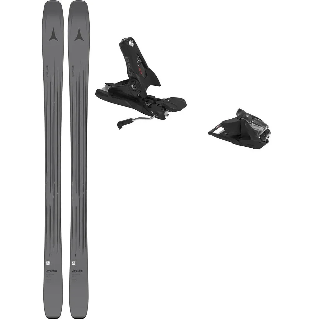ATOMIC Maverick 88 Cti /gunmetal noir + Fix LOOK Spx 13 Gw /noir