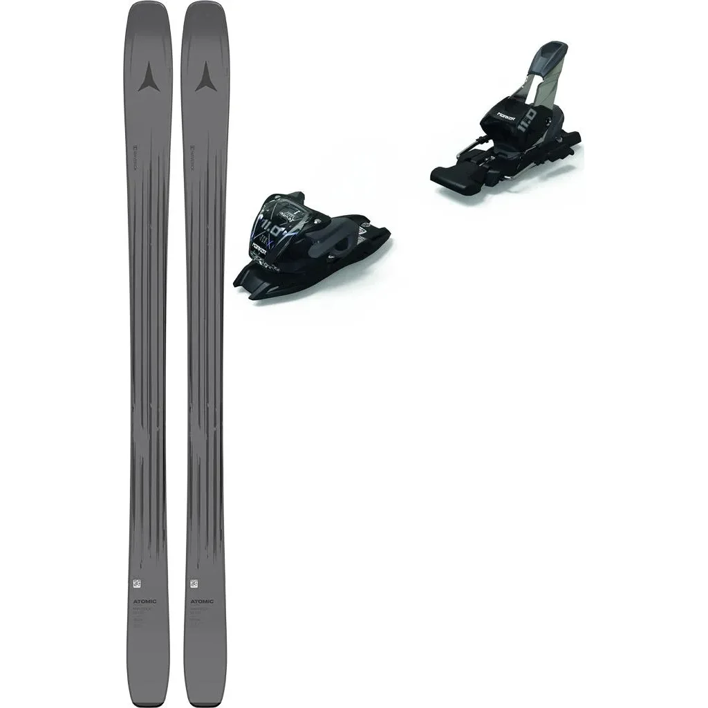 ATOMIC Maverick 88 Cti /gunmetal noir + Fix MARKER 11.0 TP /noir anthracite