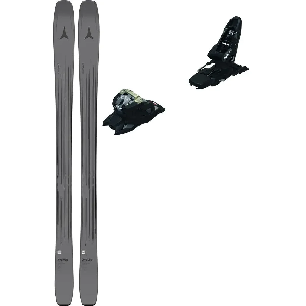 ATOMIC Maverick 88 Cti /gunmetal noir + Fix MARKER Squire 11 /noir
