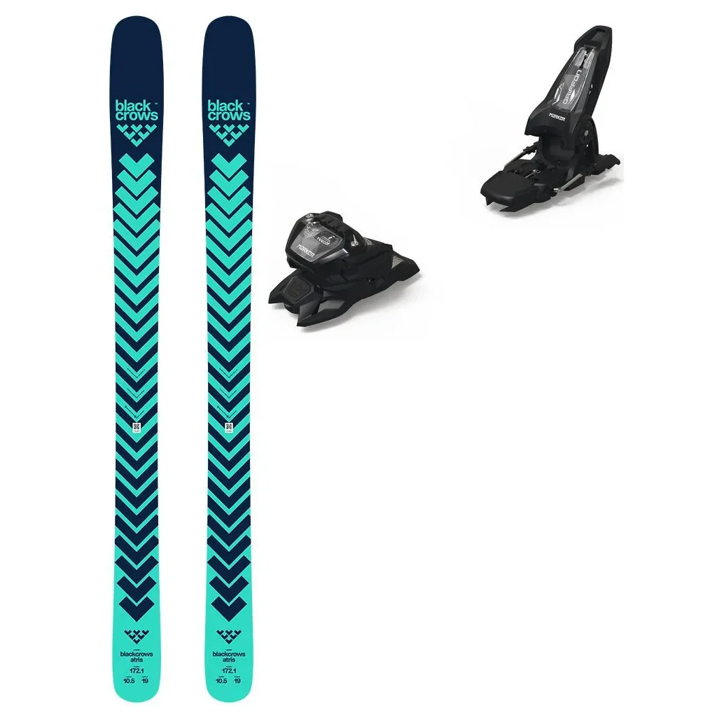 BLACK CROWS Atris /turquoise + Fix MARKER Griffon 13 ID /black
