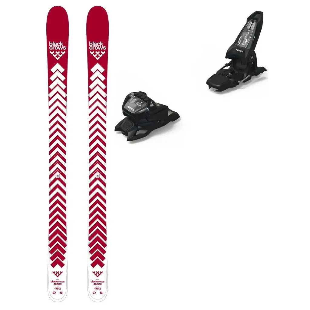 BLACK CROWS Camox /rouge + Fix MARKER Griffon 13 ID /noir