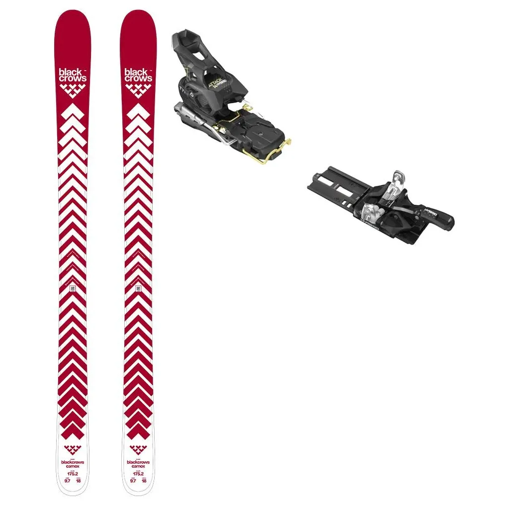 BLACK CROWS Camox /rouge + Fix TYROLIA Attack Hybrid 14 Mn /frein 110mm