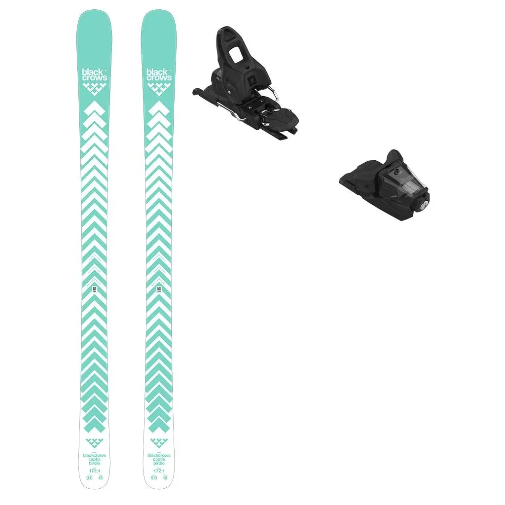BLACK CROWS Captis Birdie /turquoise + Fix ARMADA Stage 10 Gw /noir