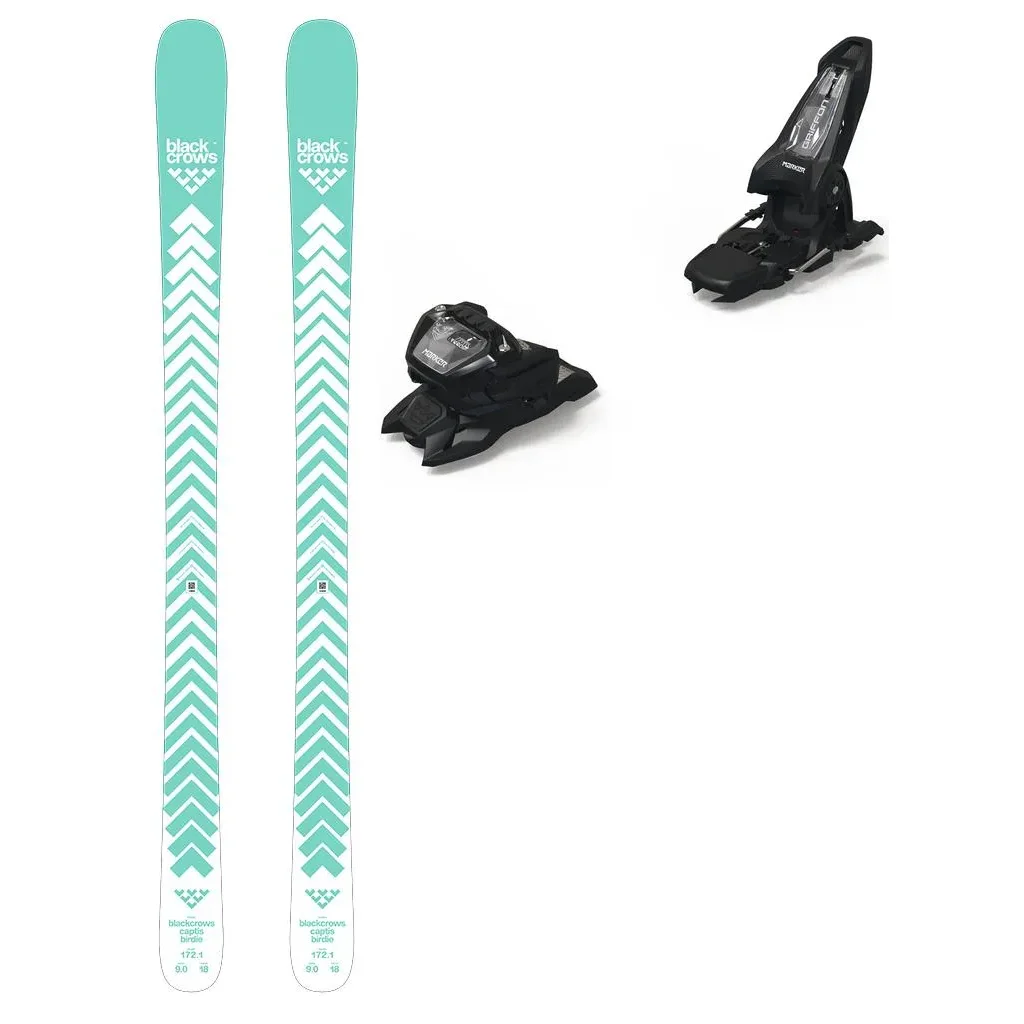 BLACK CROWS Captis Birdie /turquoise + Fix MARKER Griffon 13 ID /noir