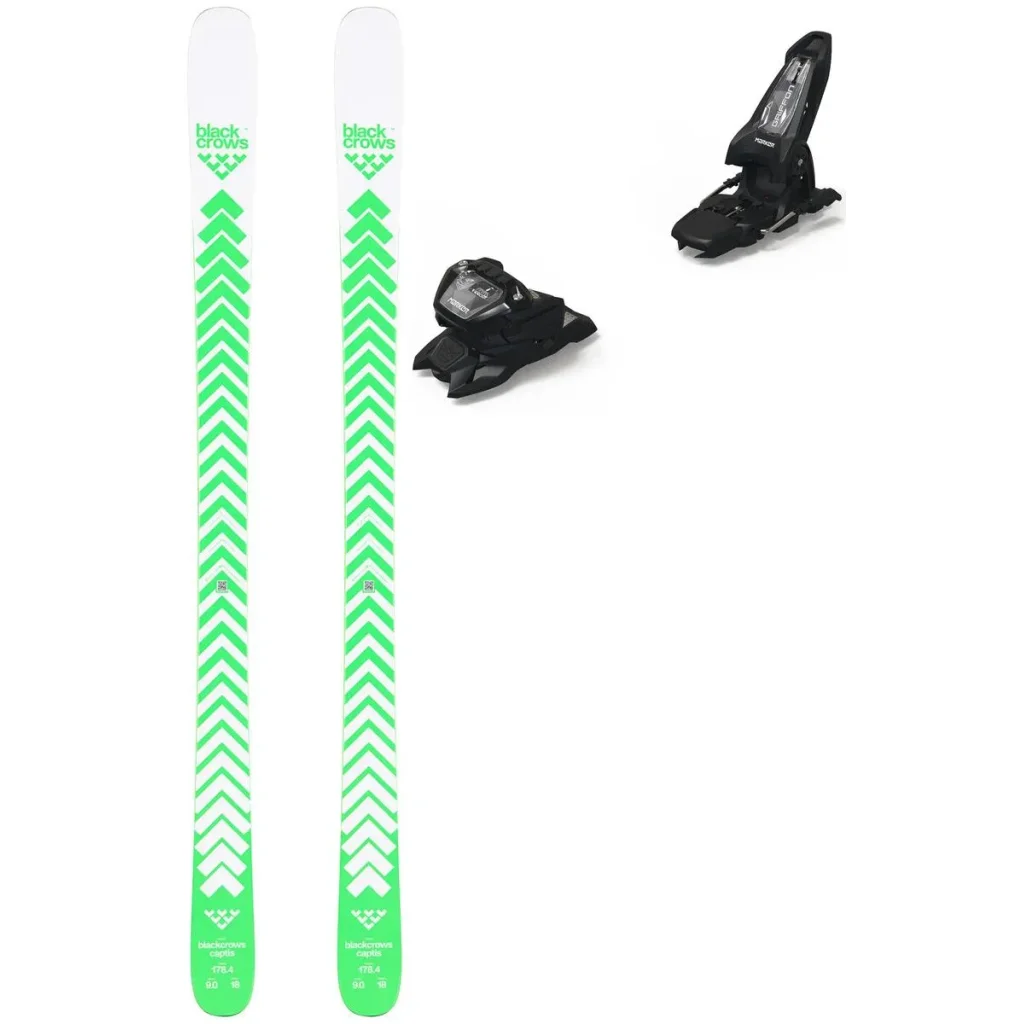 BLACK CROWS Captis /vert + Fix MARKER Griffon 13 ID /noir